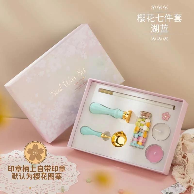 

Винтажный набор печатей из воска, роскошный свадебный пригласительный конверт, почтовая открытка, набор для плавления печатей из бисера, подарочная упаковочная коробка