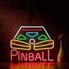 Pinball Neon Sign Craftsmanship Premium LED for Vivid Glow Ideal for Game Rooms Bars and Arcades The Decor.