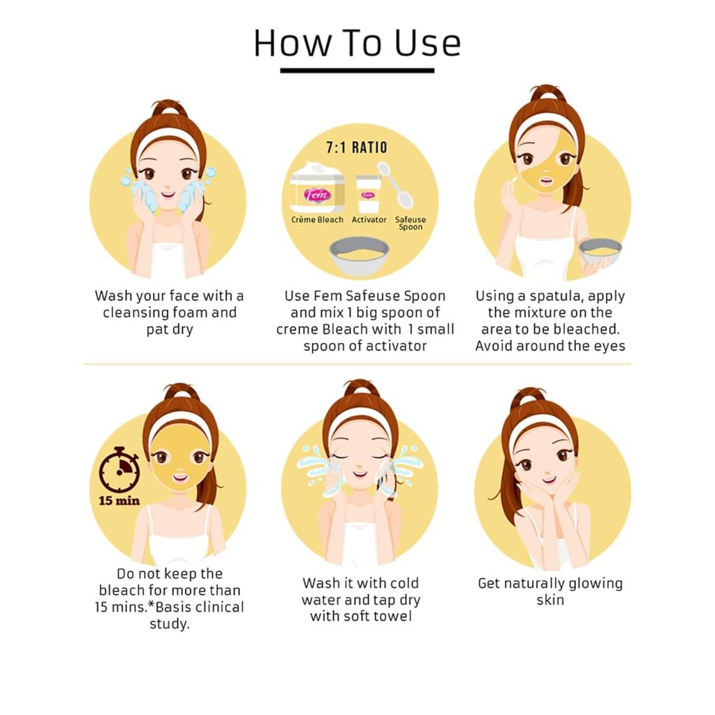 Fem Fairness Naturals Gold Skin Bleach 24G Safe Brightening Cream For Radiant Skin Glow