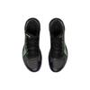 Li Ning Sprint Pro Cushioning, Wear Resistant Low Top Badminton Shoes Unisex Black Green AYAS012-5