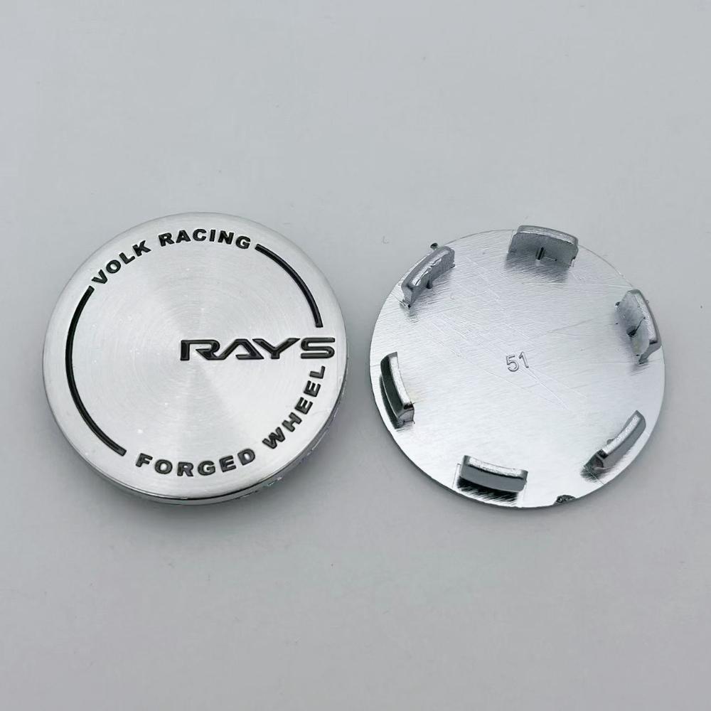 4pcs 51mm Car Wheel Center Caps with Rays Logo Emblem Wheel Rims hub cap Auto Rim Centre Cover Hubcap Car Styling Accessories