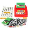 1 Set English Letter Card Learning Machine Kids Early Education Interactive Alphabet Matching Game ABC Words Spelling Learning Toy Toddlers Boys Girls