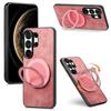 Manetic Bracket Stand Leather Phone Case for Samsung Galaxy S26 S23 S22 S25 S21 Ultra Plus Note20 S23 S24 FE S26 Ultra Cover