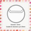 30PCS High-Protection Anime Badge Sleeve Transparent PVC Round Display Cover  Anime Badges