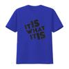It Is What Womens T Shirt White 4X Large vintage Washed graphic Stretched Top For Everyday Wear Casual streetwear fashion Soft