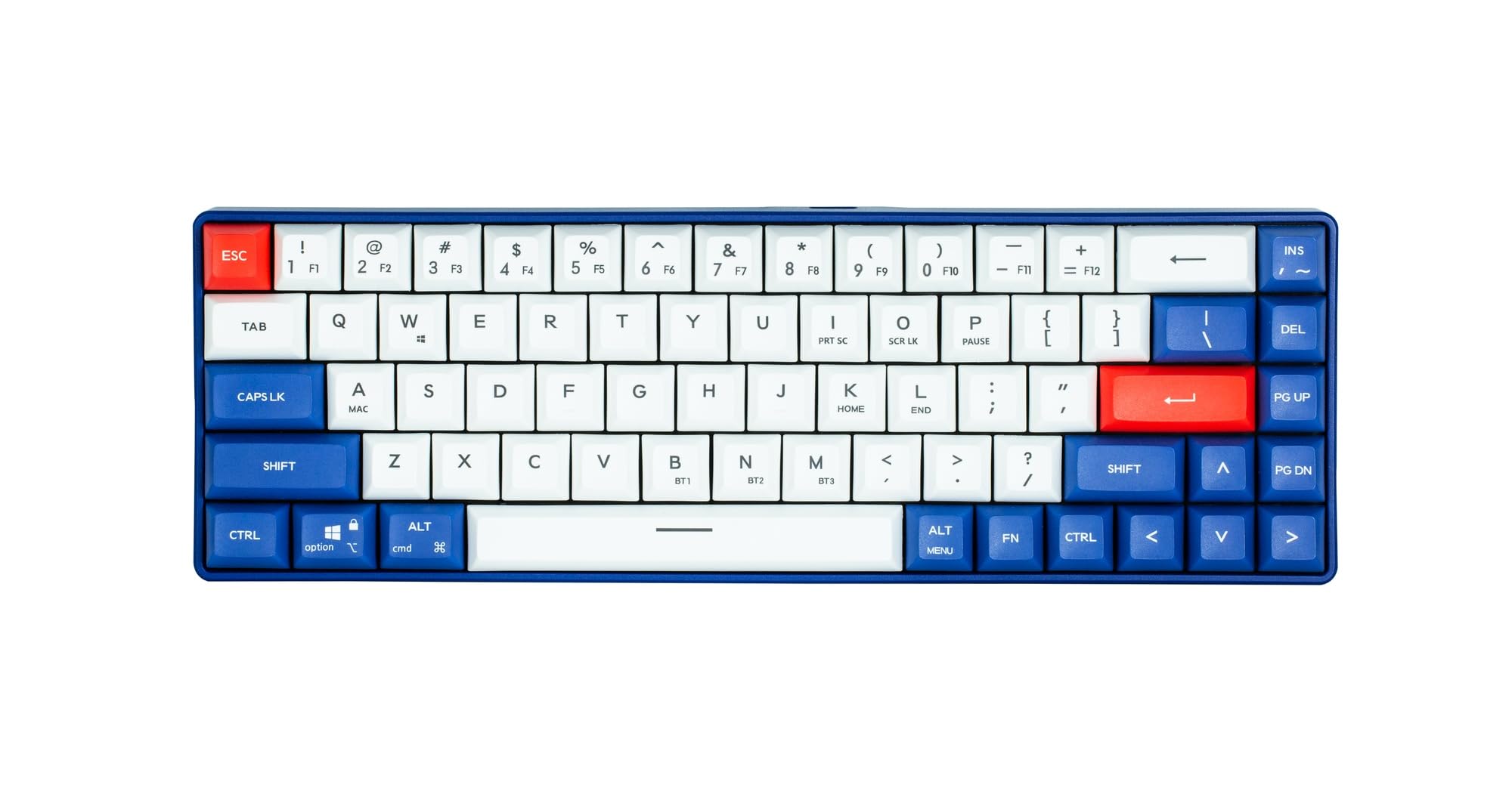 

Ігрова клавіатура ZALMAN K610 BLY KB719 (жовта вісь/синій) ZM-K610
