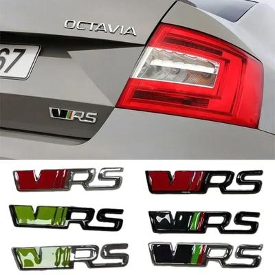 Car Decals Rear Trunk Emblem Sticker for Skoda VRS Karoq 2 A7 Tour Kodiaq RS Superb Octavia Yeti Fabia 1 Rapid Accessories