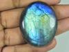 33X39MM Multi Fire Labradorite Round Cabochon Loose Natural Gemstone 85Cts. SK-4020