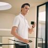 Fila White Ss26 Knitted Polo Shirt Men Tops F11M623101F-WT