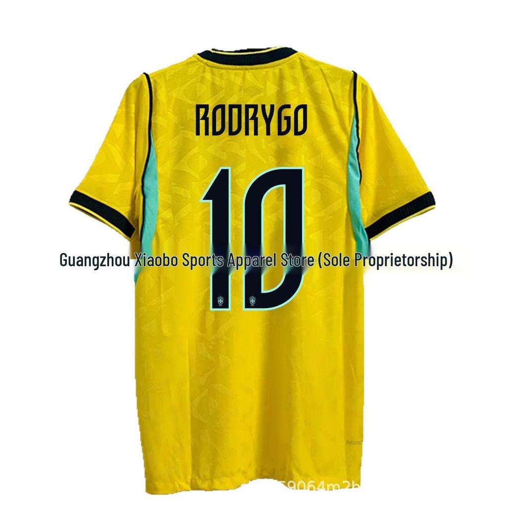 2026 Brasilien Nationalmannschaft Spielerversion Heim- und Auswärtsfußballtrikot - Sommer Atmungsaktiv
