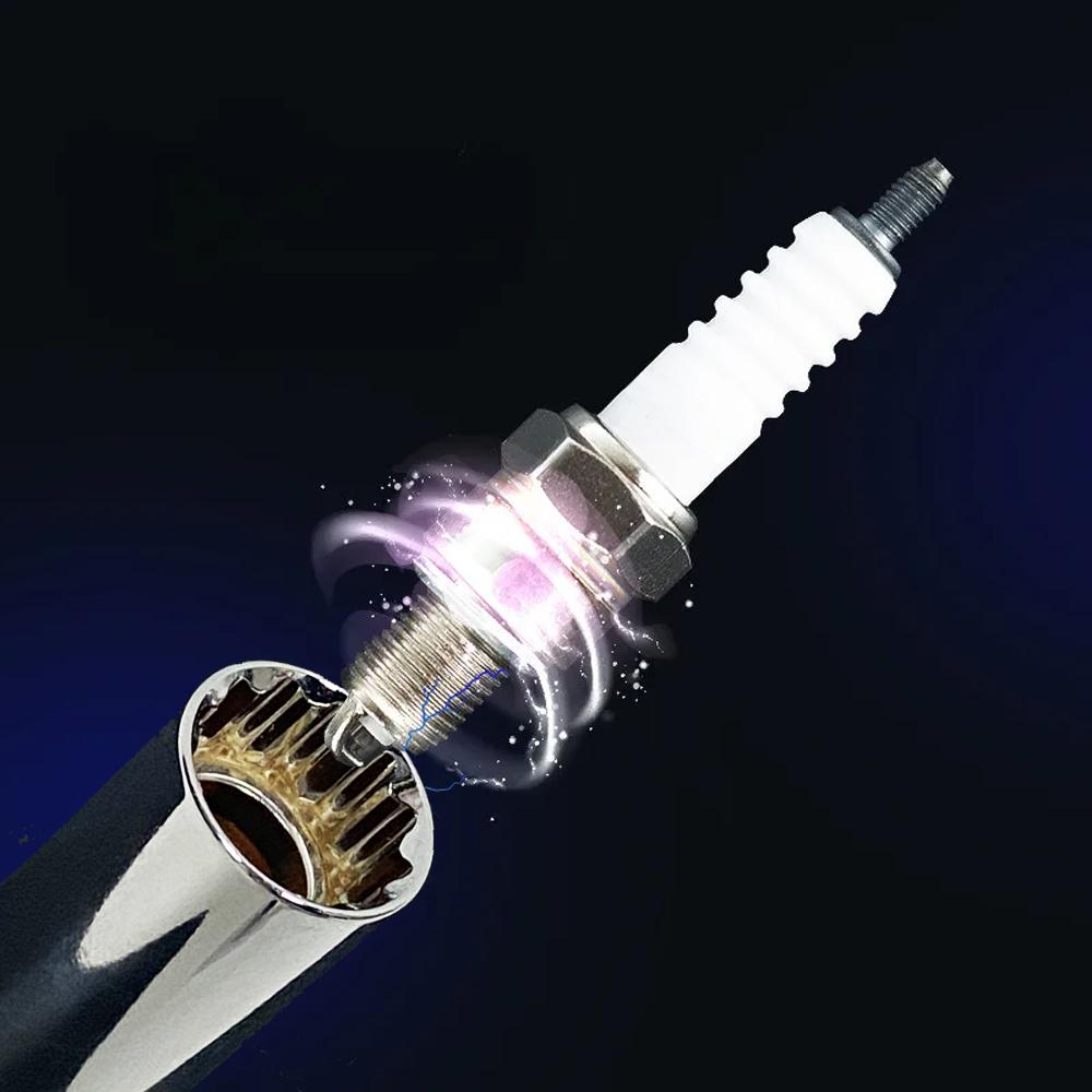 Manșon magnetic universal pentru bujii, cu perete subțire, articulație universală 14/16mm, instrument auto de reparare pentru demontarea bujiilor