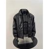 Men's Trendy American Retro PU Leather Lapel Jacket for Spring & Fall