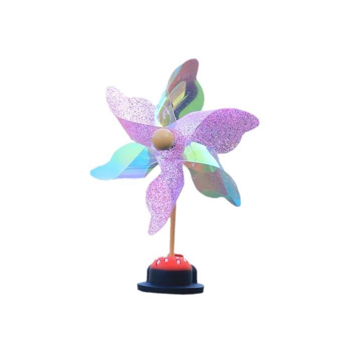 Cute Bamboo Dragonfly Pinwheel Ornament for Car or Motorcycle Interior