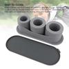 Hollow Cylinder Ice Cube Tray Quick Release Silicone High Low Temperature Resistant with Lid 3 Hollow Cylinder Ice Cube