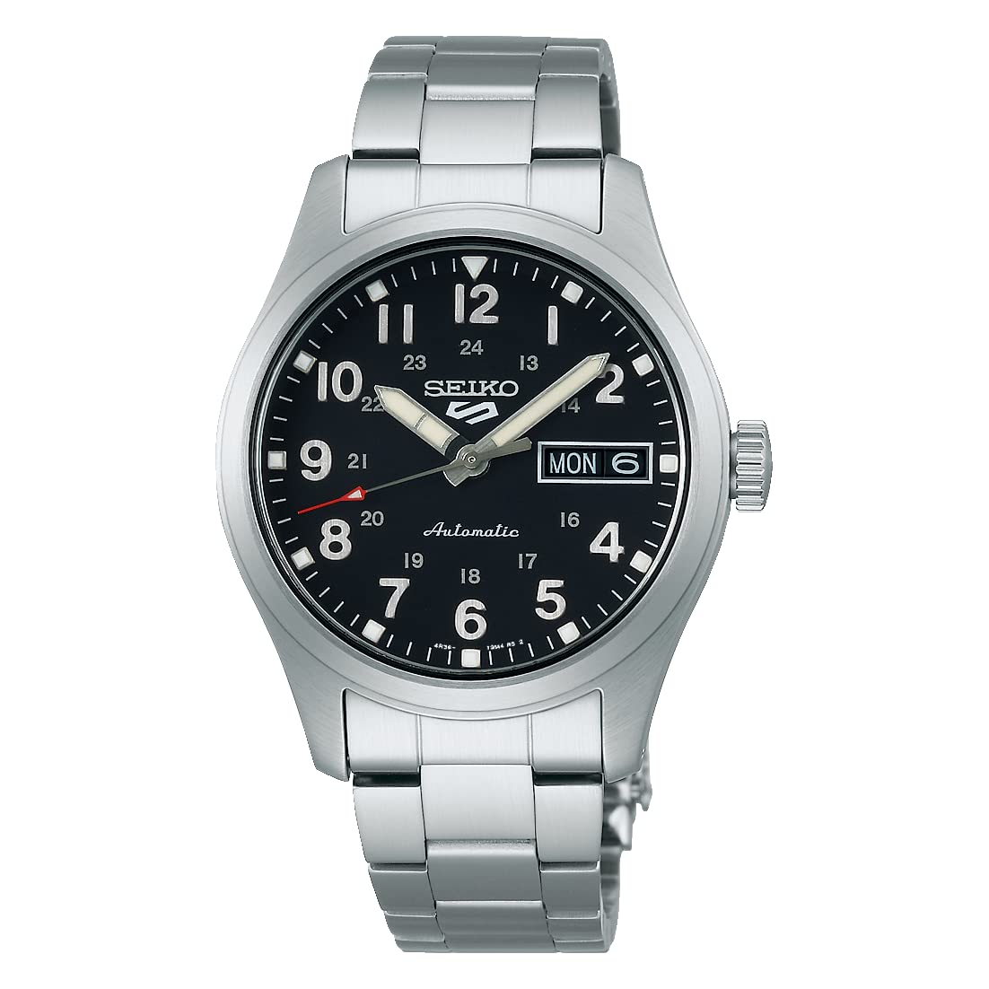 

Seiko SEIKO Watch Automatic Manual Winding Black SRPJ81K1 Men s