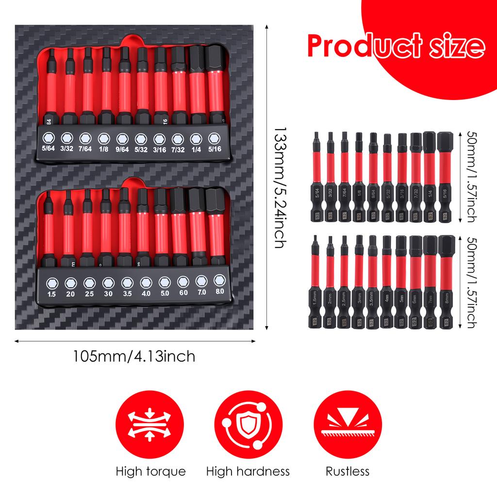 Hex Head Allen Wrench Screwdriver Bit Set Magnetic Octagonal Torx Plum Security Tamper Proof Drill Bits Screw Driver Hand Tools