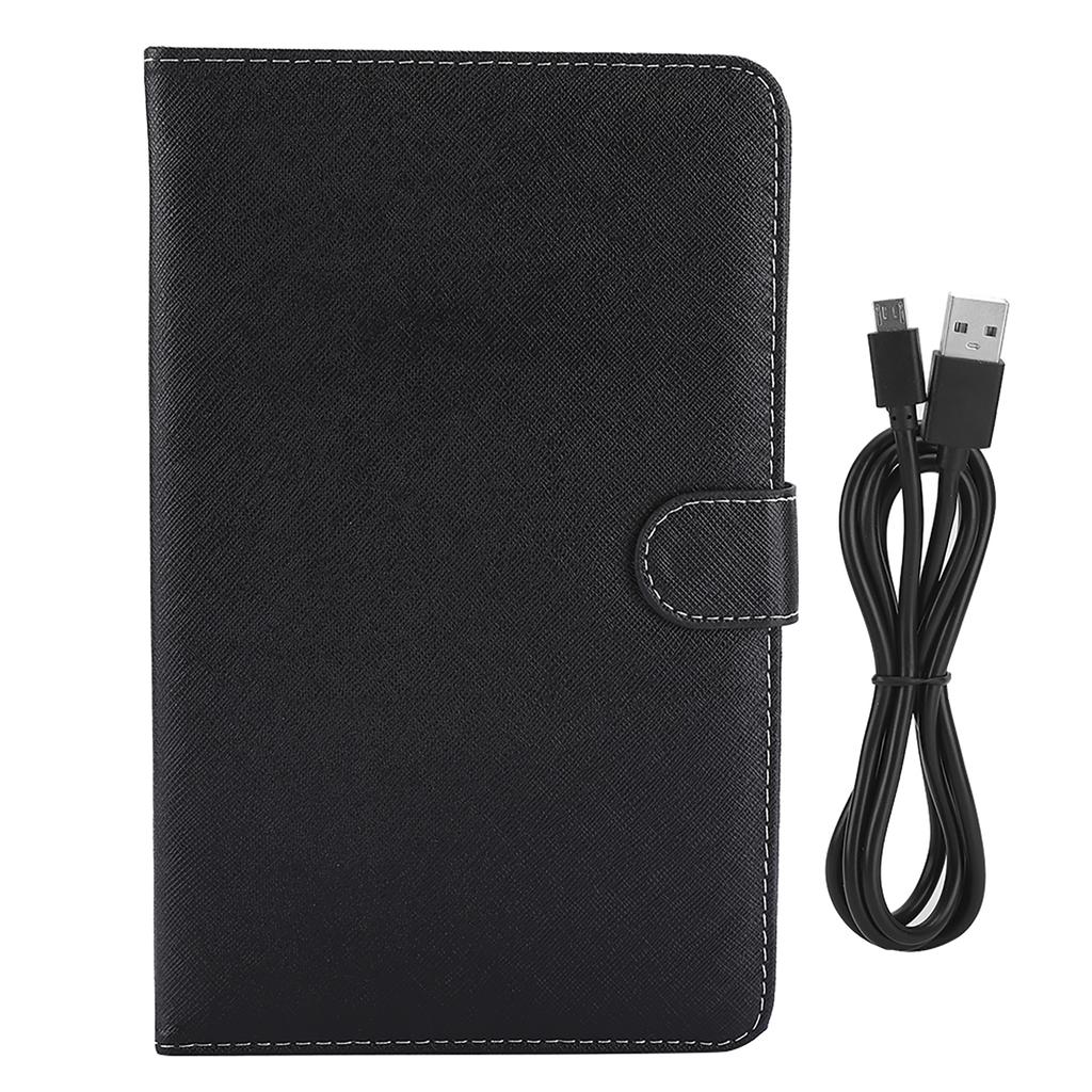 Drahtlose Bluetooth Spanische Tastatur mit Lederhülle für 4,5 6,8 Zoll Mobiltelefon