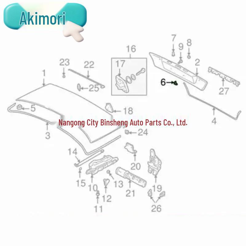 10pcs Styling Clips for BMW E36 E34 E38 E31 - OE# 51718108613