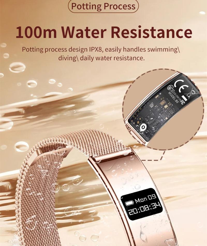 2026 Neues Smart-Armband für Damen und Herren Herzfrequenz-Schlafmonitor Gesundheits-Smart-Band Wasserdichter Sport-Schritt-Fitness-Tracker Smartwatch für Android IOS