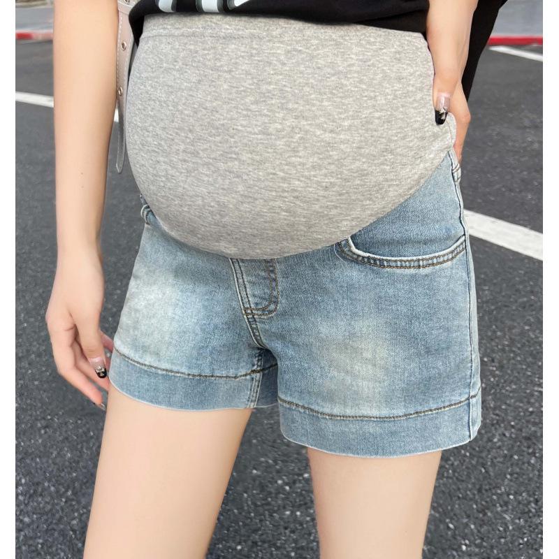 2026 Korean Style Maternity Belly Support Shorts M