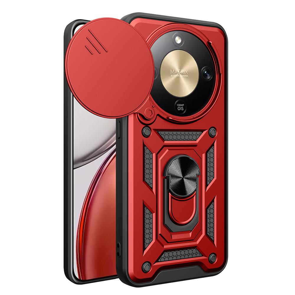 Armor Holder Funda for Honor X9D 5G Case for Honor X70 5G Cover Slide Camera Protection Ring Stand Shockproof Back Capa Funda
