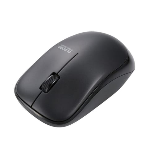 ELECOM Keyboard [Mouse Set] Wireless (Receiver Included) Membrane Full Keyboard 10 Million Times Durable Compatible with PlayStation 4 Black TK-FDM063