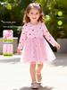 Little Maven European Style Children's Long-Sleeve Mesh Princess Dress for Autumn