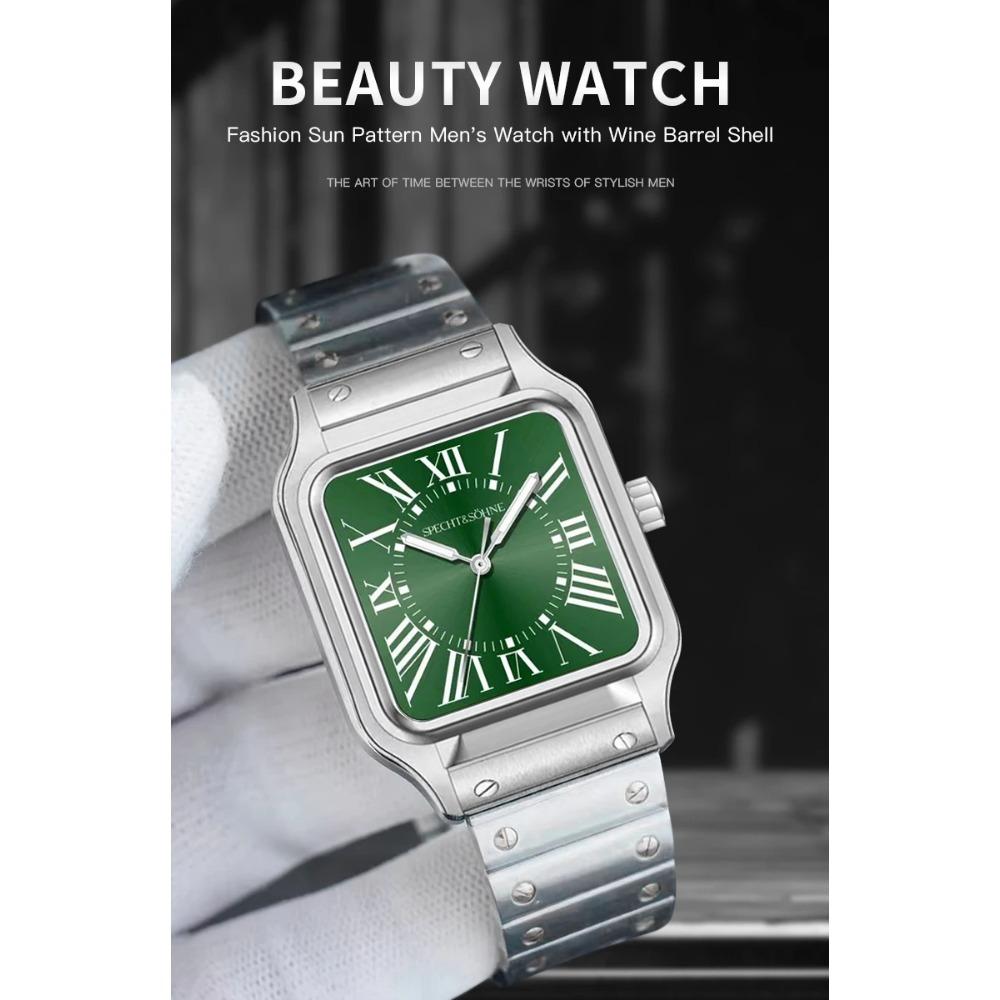 2025 New Hot Specht & Söhne Luxury 34MM Quartz Watch For Men & Women Watches Super Thin Steel Sapphire Crystal 50M Waterproof