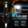 2Pcs H1 LED Headlight Bulbs Canbus 25000LM 50W 1:1 Mini Wireless Light With Fan H1 Turbo Lamps Car Headlamp Plug&Play 6500K White 12V