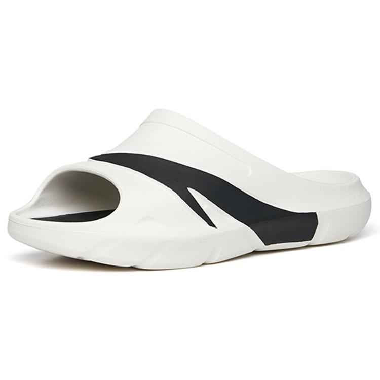 New Anta C37 Series Slide Slippers Men's White Black 912226992-2