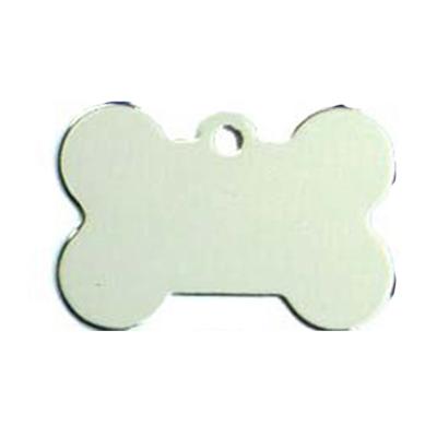 Cheap Multicolor Aluminum Dog Collar Tags Custom Logo Bone Shape Features Lights Solid Pattern Material