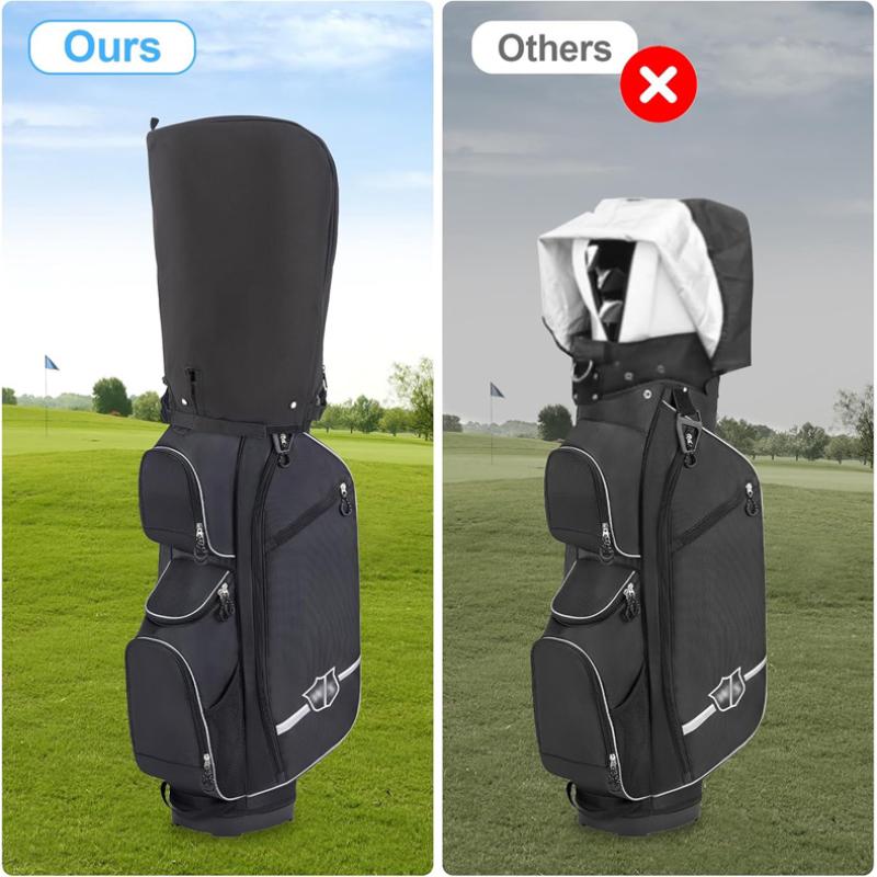 

Golf Bag Rain Cover Dustproof Rain Hood Club Protector Portable Golf Bag Rain Cover For Golf Bag And Carry Cart Stand Bag