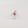 Natural Pink Rubellite Gemstone 925 Sterling Silver Handmade Women's Jewelry Promise Ring For Her RR-80-10