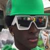 Oversized Luxury Square Sunglasses Men Women Vintage Mirror Glasses UV400 Protection Designer Brand Eyewear