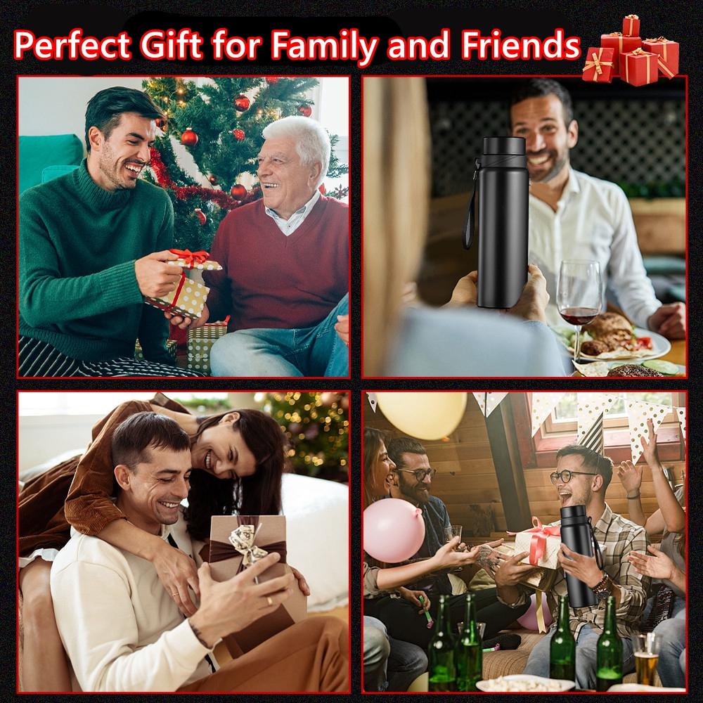 1L Thermoswasserflasche Hält Kaltes und Warmes Wasser Thermosflasche für Wasser Tee Kaffee Isolierflaschen Edelstahl Thermosflasche