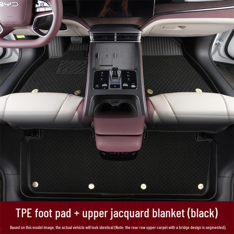 Volkswagen Tayron 21-24 Eco-Friendly 3D High-Edge TPE Floor Mats