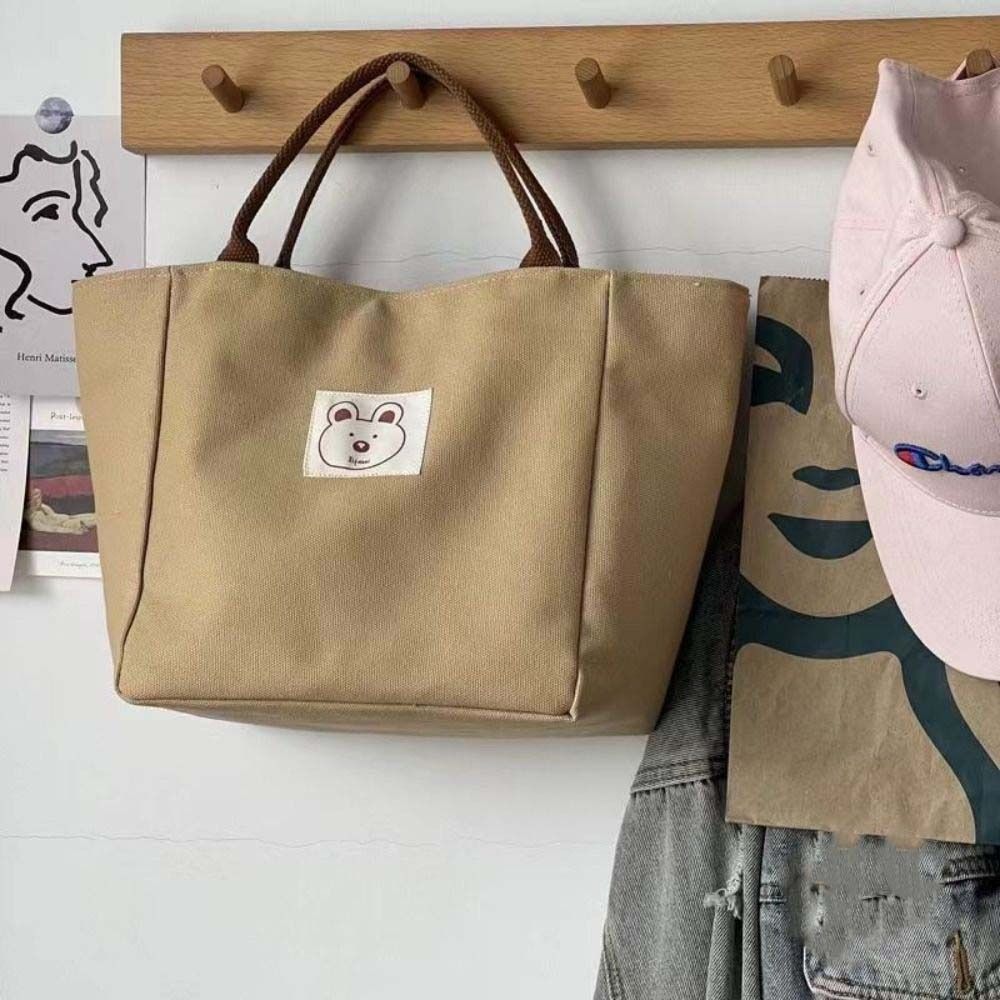 Bag Mini Bag Temperament Spring Day Picnic Bag Lunch Bag Women Handbag Korean Style Canvas Bag