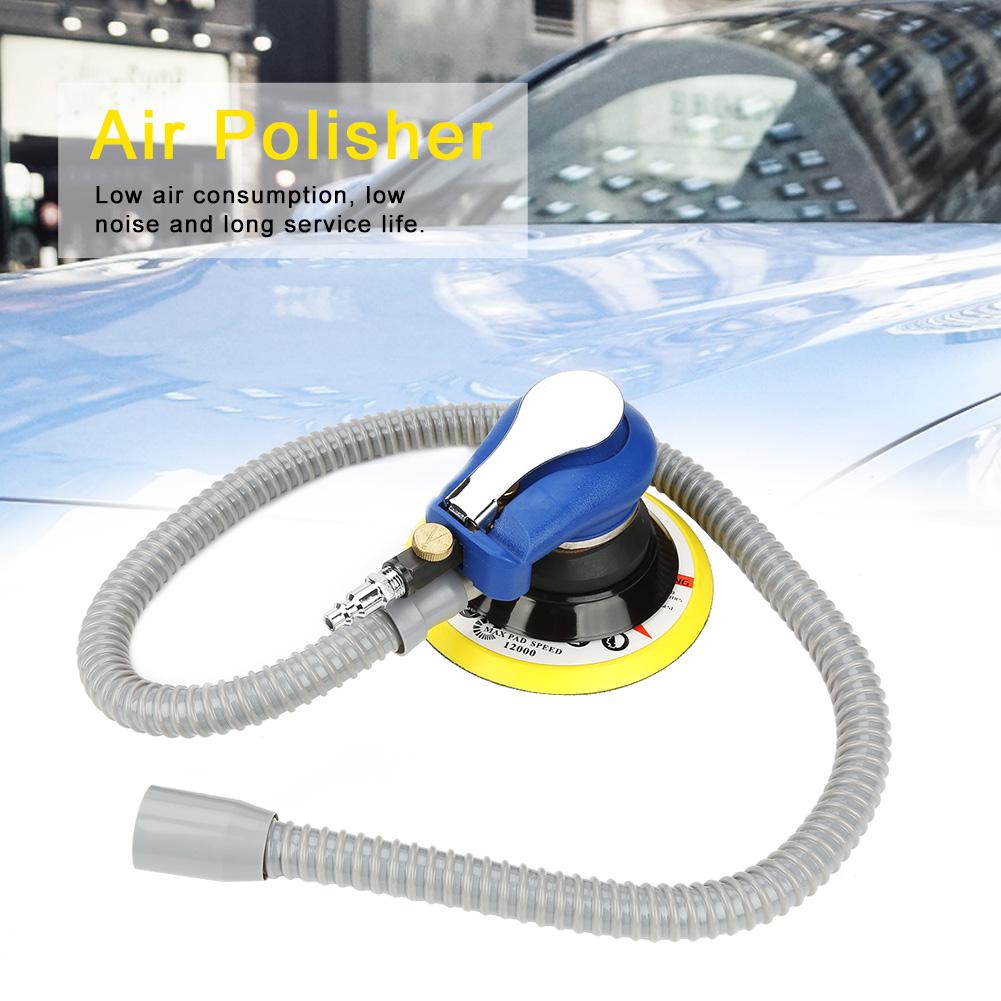 5in Round Sander Vacuum Cleaner Pneumatic Polishing Machine Vacuum Pipe Storage Bag