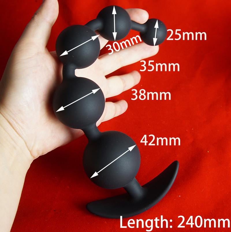 Silicone Anal Beads Dilator,Big Annals Balls,Long Ass Anus But Butt Plug,Analplug Buttplug Butplug,Analsex Prostate Sex Toys