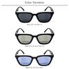 FashionBerry Black and Smoke Square Sunglasses with UV Thick Black 3 and Colored Lenses for Men and Stylish and Lightweight Design for the the and
