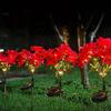 LED LED Solar Christmas Flower Lights Solar LED Light Artificial Flower Light Solar Powered Light Solar Christmas Decorations