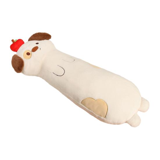Cute Animal Body Pillow Long Plush Stuffed Toy for Leg Hugging Sleep Support Capybara Puppy Elephant Soft Bed Sofa Cushion for Kids Adults