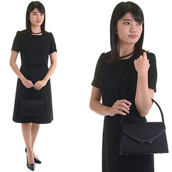 Aurora Black Formal Bag, Cross Black, Water-Repellent, Suitable for Weddings, Funerals, Entrance Ceremonies, Graduations, and Other Ceremonies