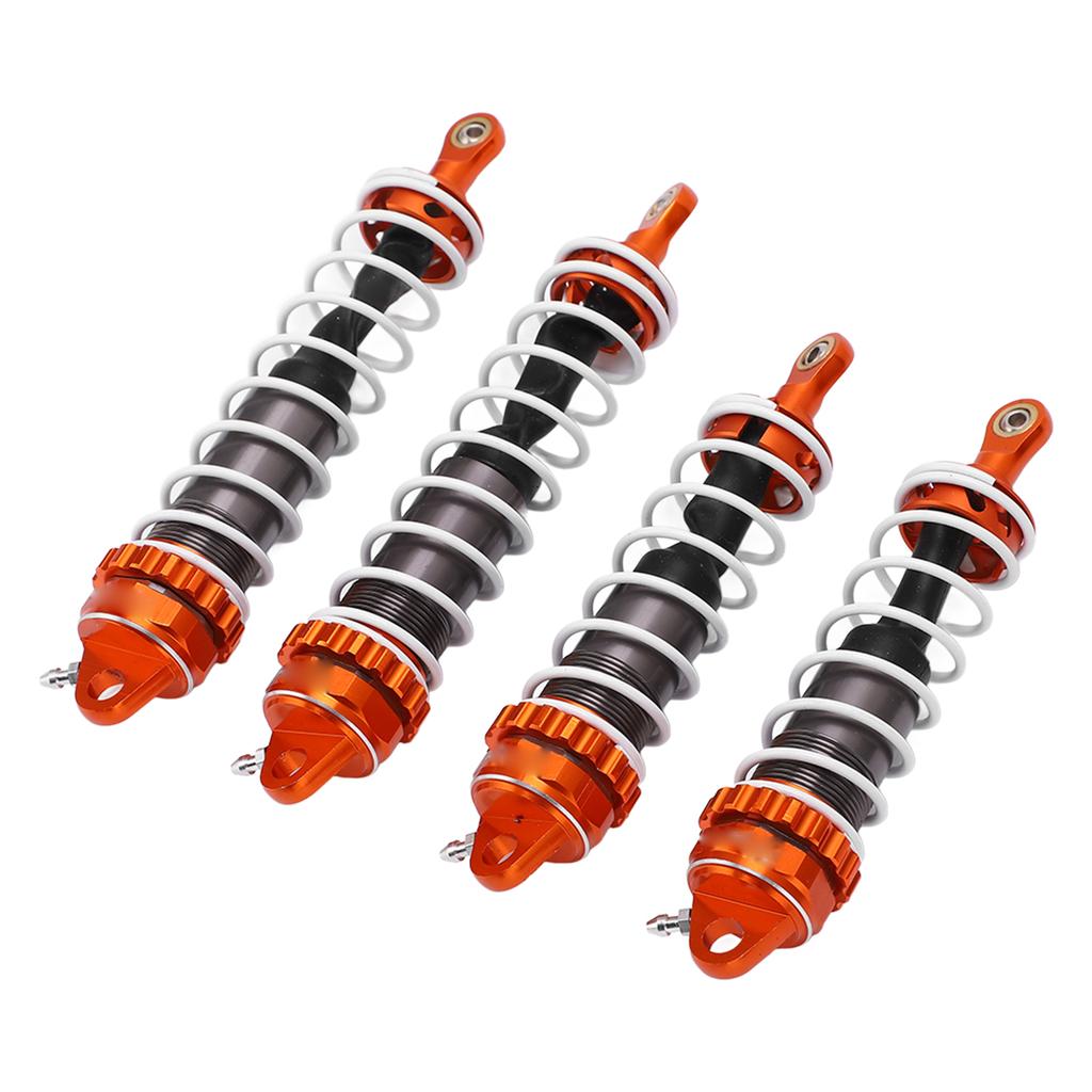 RC Shocks Replacement Damper Springs Shock Absorber Aluminum Alloy for ZD Racing 17 DBX07(Orange