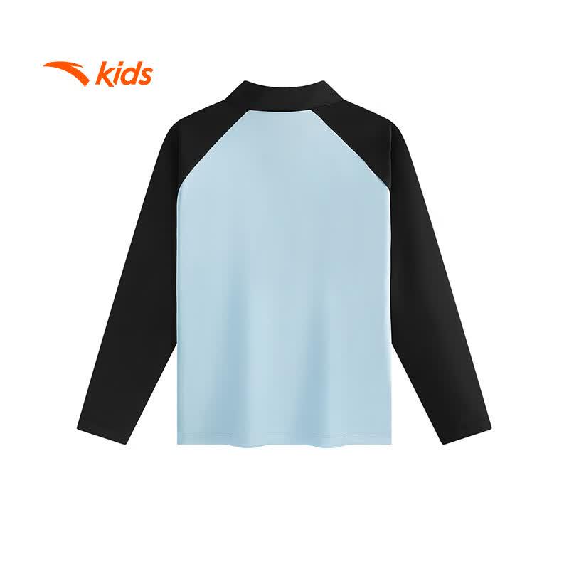 Anta Kids Boys' Breathable High-Neck Long Sleeve T-Shirt
