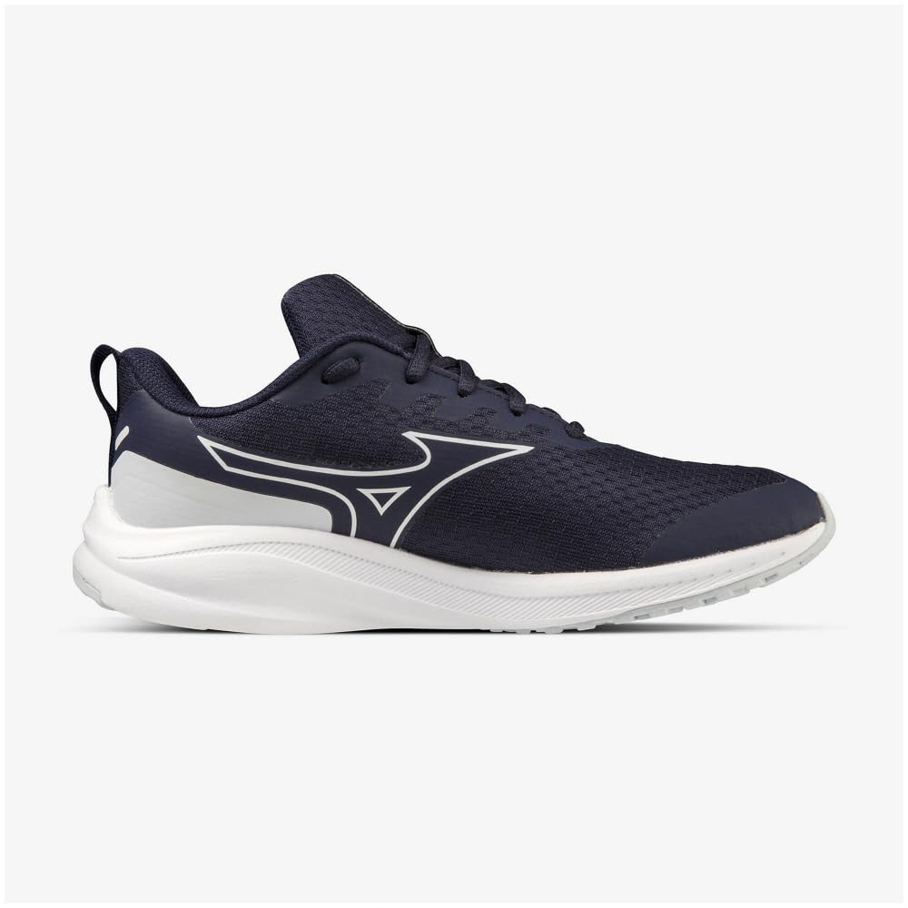 Mizuno Scarpe Junior Mizuno Esperanza Scarpe Atletiche per Giornate Sportive e Scuole Leggere Ragazzi Scuola Elementare Blu Navy x Bianco x Azzurro cm 3E Jr.