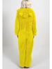 2024 Trendy European/American Fleece-Lined Hooded Jumpsuit Pajamas for Women - 22 Colors Available
