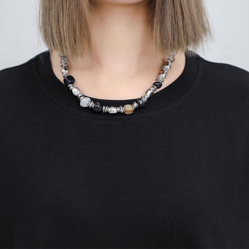 2024 Plus Size Women's Color Block Short-Sleeve Midi Dress