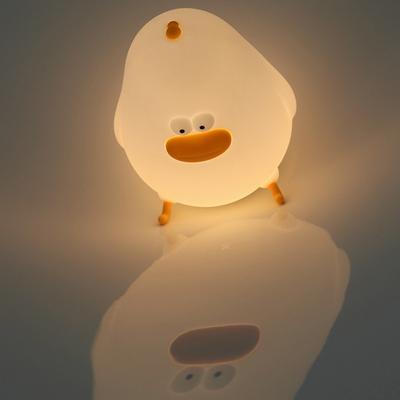 Little Chicken Companion Sleep Light Smart Pat Silicone Lamp Bedroom Cute Cartoon Bedside Night