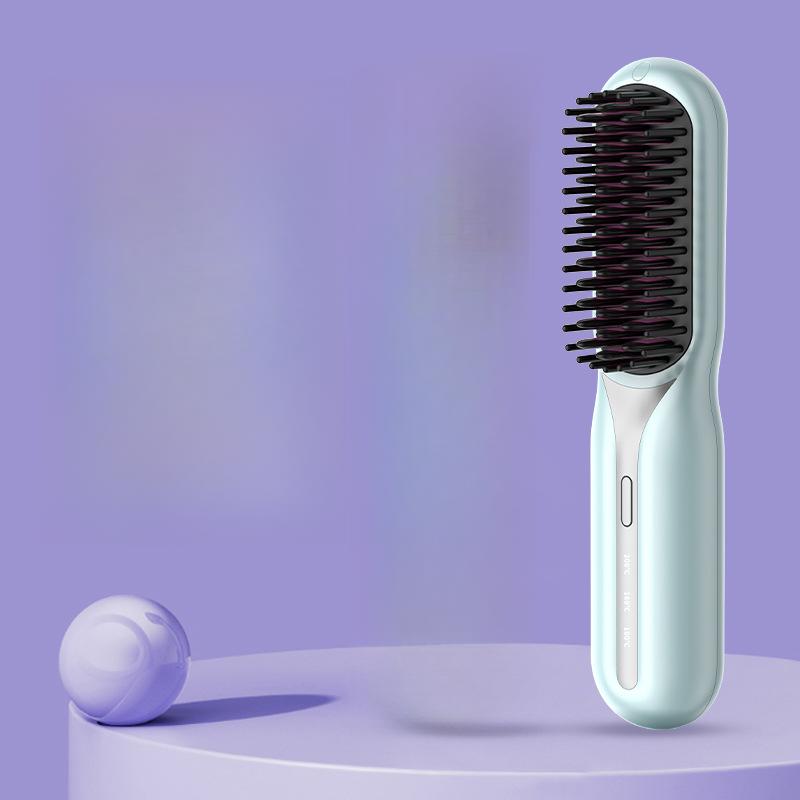 

Новый бытовой выпрямитель для волос Беспроводная зарядка Выпрямитель для волос Завивка волос Портативный выпрямитель для волос Электрическая расческа для укладки Chinese